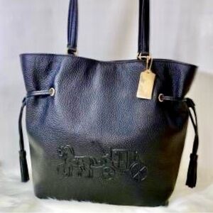 Coach Andy Tote With Horse And Carriage